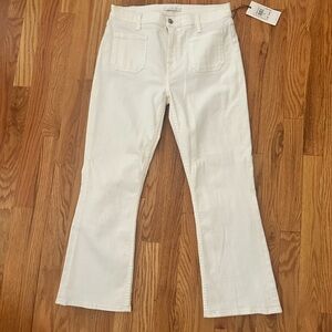 NWT 7FAM White Jeans 30” Stretch